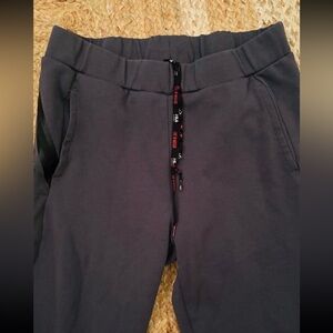 Fila Woman’s Dark Gray Jogger Pants with Branded Drawstring